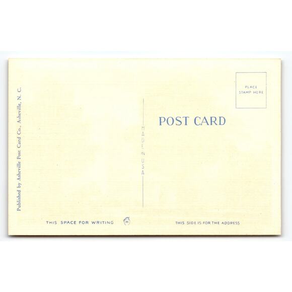 Vintage Linen Postcard Stringfellow Memorial Episcopal Church Blowing Rock NC - Picture 2 of 2